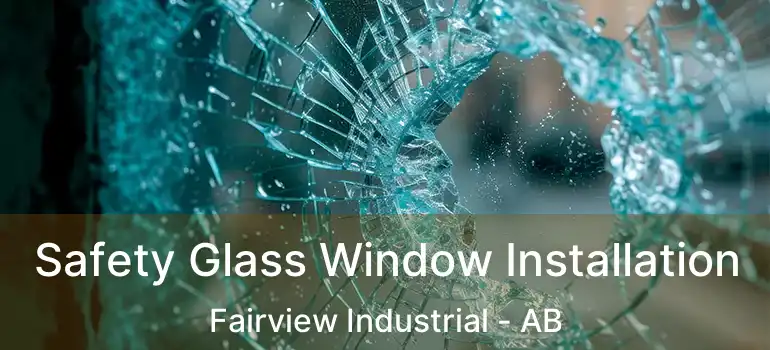  Safety Glass Window Installation Fairview Industrial - AB