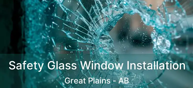  Safety Glass Window Installation Great Plains - AB