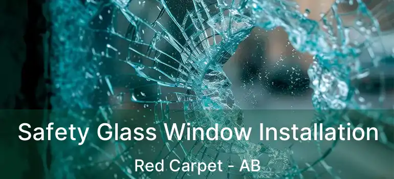  Safety Glass Window Installation Red Carpet - AB