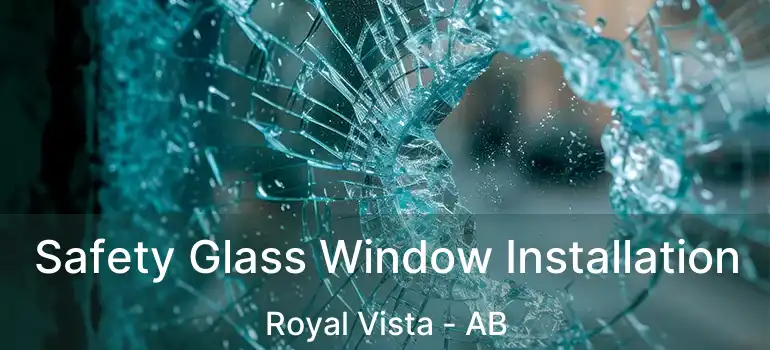  Safety Glass Window Installation Royal Vista - AB