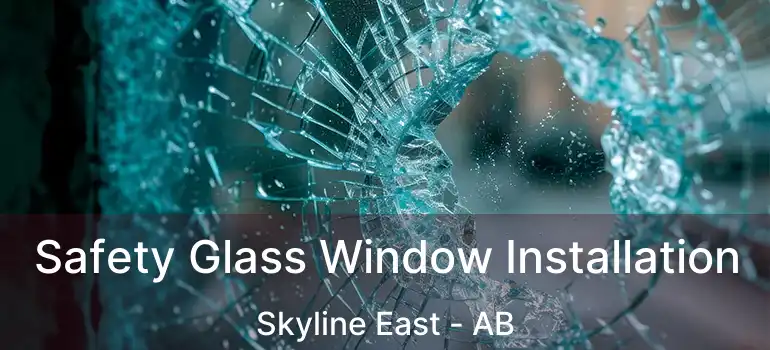  Safety Glass Window Installation Skyline East - AB