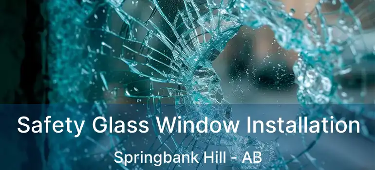  Safety Glass Window Installation Springbank Hill - AB