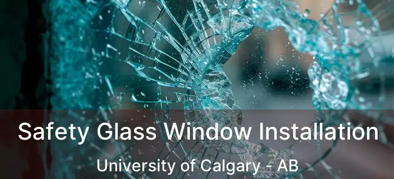  Safety Glass Window Installation University of Calgary - AB