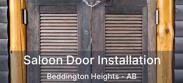  Saloon Door Installation Beddington Heights - AB