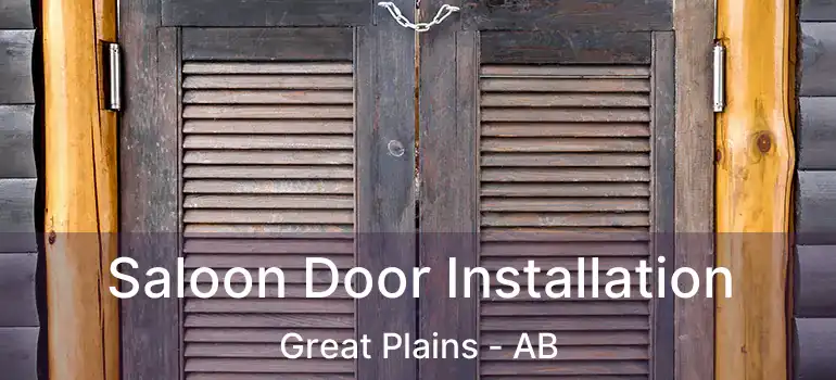  Saloon Door Installation Great Plains - AB