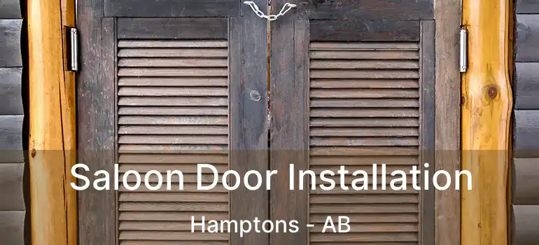  Saloon Door Installation Hamptons - AB