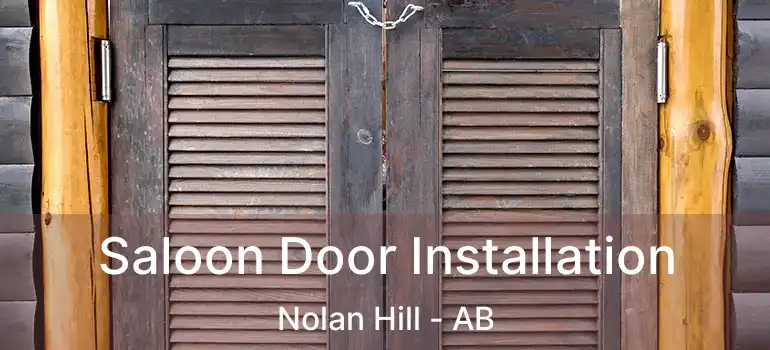  Saloon Door Installation Nolan Hill - AB