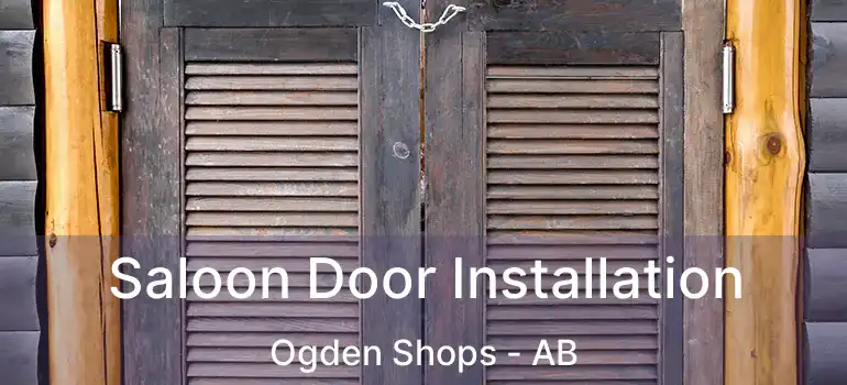  Saloon Door Installation Ogden Shops - AB
