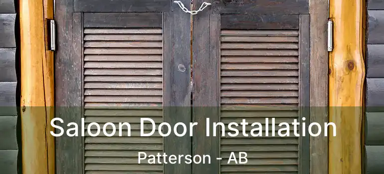  Saloon Door Installation Patterson - AB