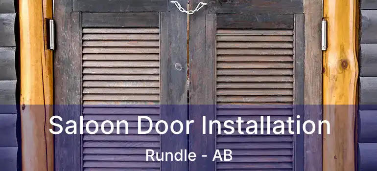 Saloon Door Installation Rundle - AB