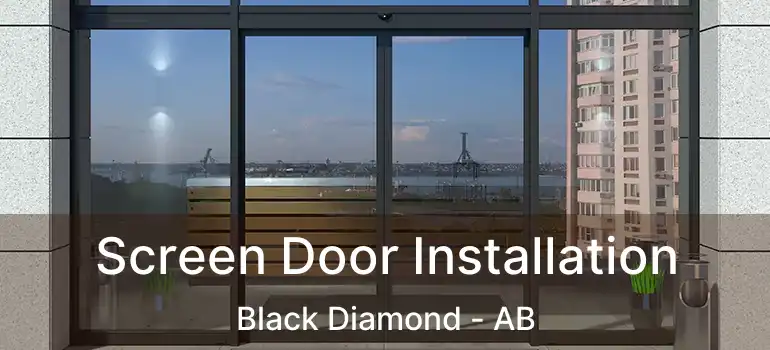  Screen Door Installation Black Diamond - AB