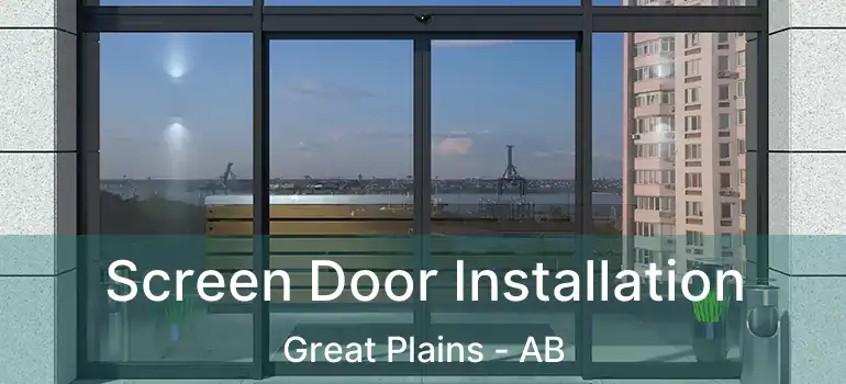  Screen Door Installation Great Plains - AB