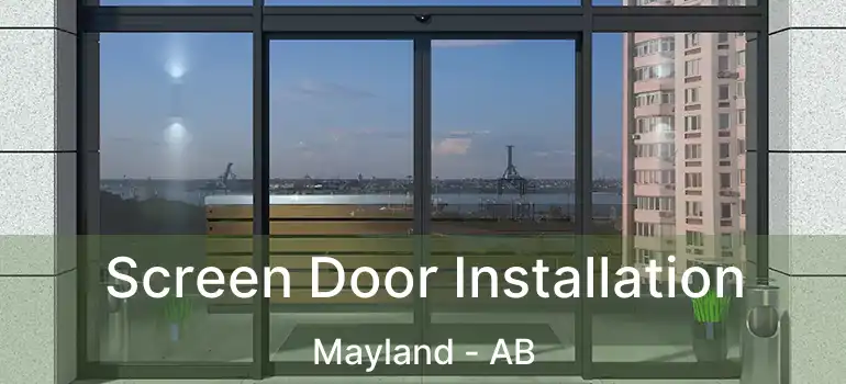  Screen Door Installation Mayland - AB