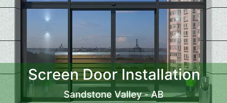  Screen Door Installation Sandstone Valley - AB