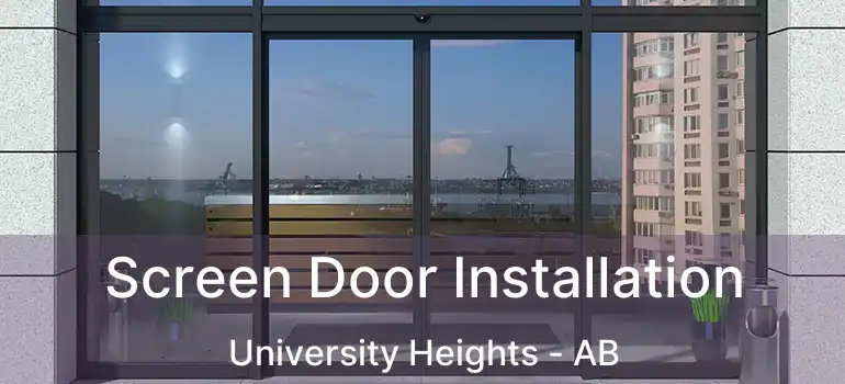  Screen Door Installation University Heights - AB