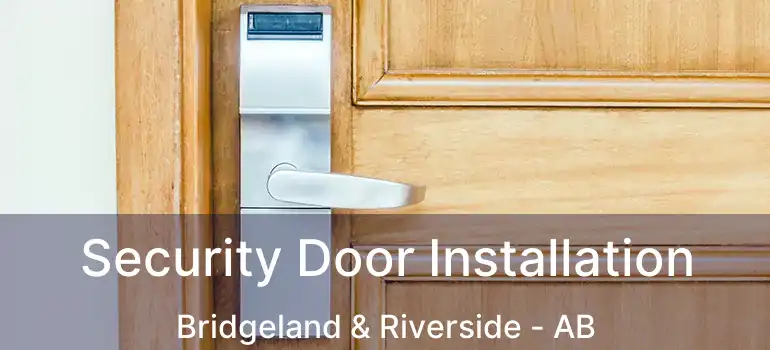  Security Door Installation Bridgeland & Riverside - AB