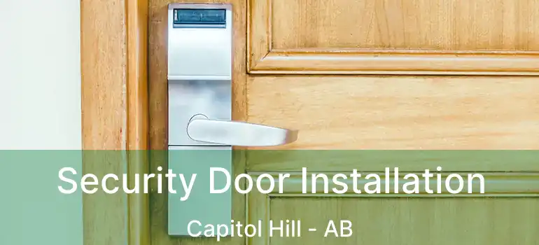  Security Door Installation Capitol Hill - AB