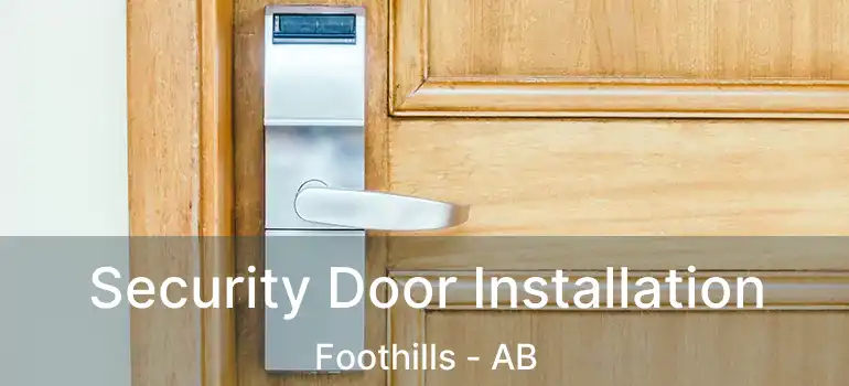  Security Door Installation Foothills - AB