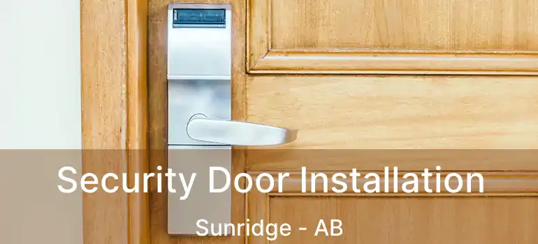  Security Door Installation Sunridge - AB