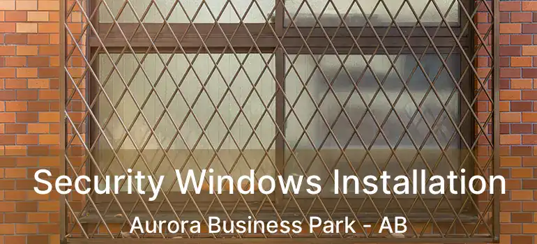  Security Windows Installation Aurora Business Park - AB