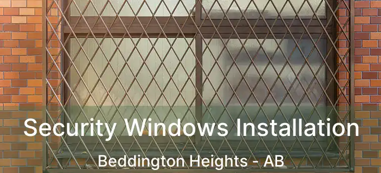  Security Windows Installation Beddington Heights - AB