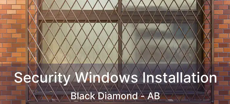  Security Windows Installation Black Diamond - AB