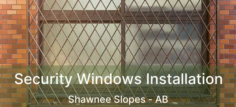  Security Windows Installation Shawnee Slopes - AB
