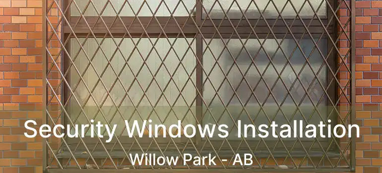  Security Windows Installation Willow Park - AB