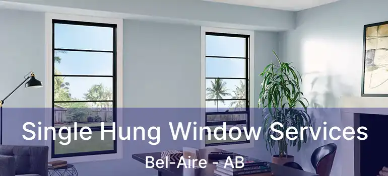  Single Hung Window Services Bel-Aire - AB