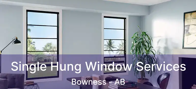  Single Hung Window Services Bowness - AB