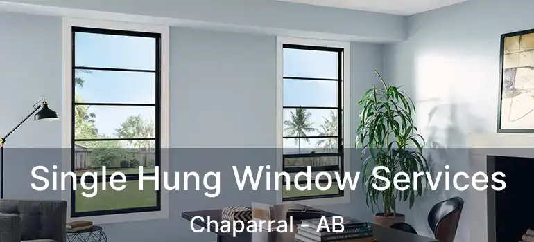  Single Hung Window Services Chaparral - AB