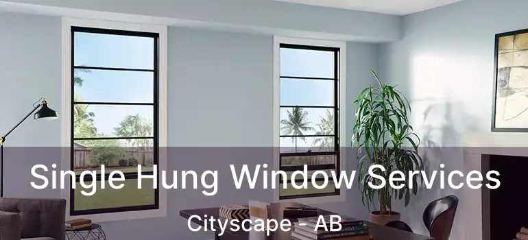 Single Hung Window Services Cityscape - AB