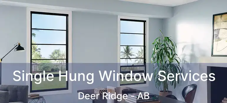  Single Hung Window Services Deer Ridge - AB