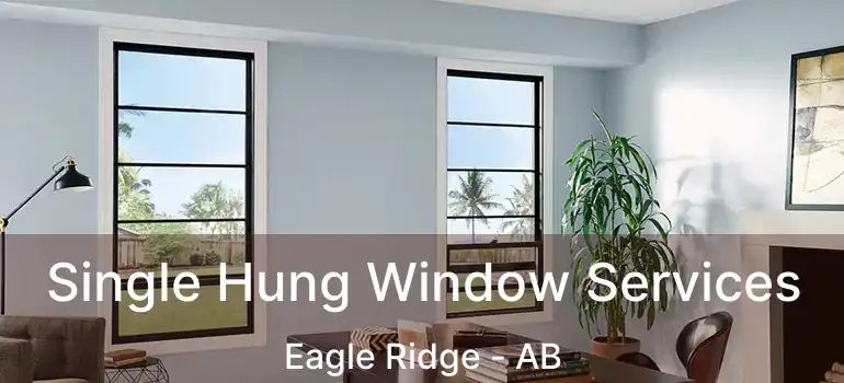  Single Hung Window Services Eagle Ridge - AB