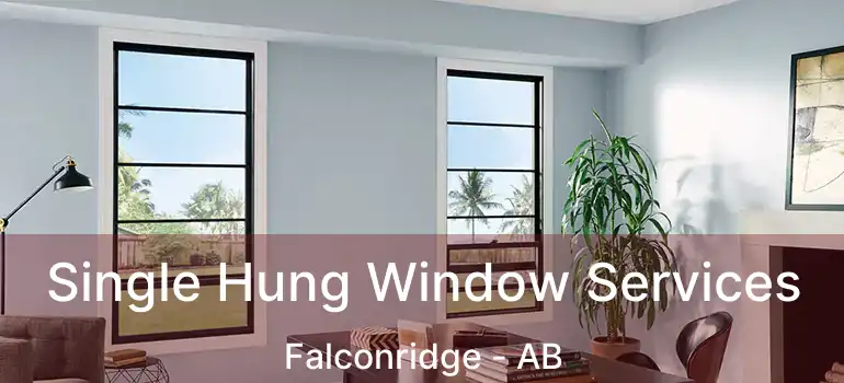  Single Hung Window Services Falconridge - AB