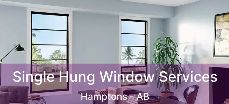  Single Hung Window Services Hamptons - AB