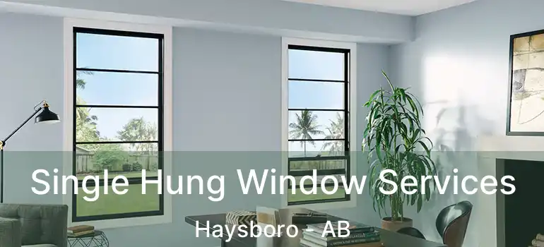  Single Hung Window Services Haysboro - AB