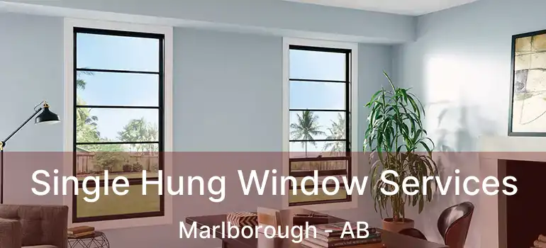  Single Hung Window Services Marlborough - AB