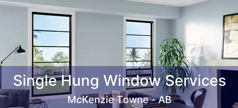  Single Hung Window Services McKenzie Towne - AB