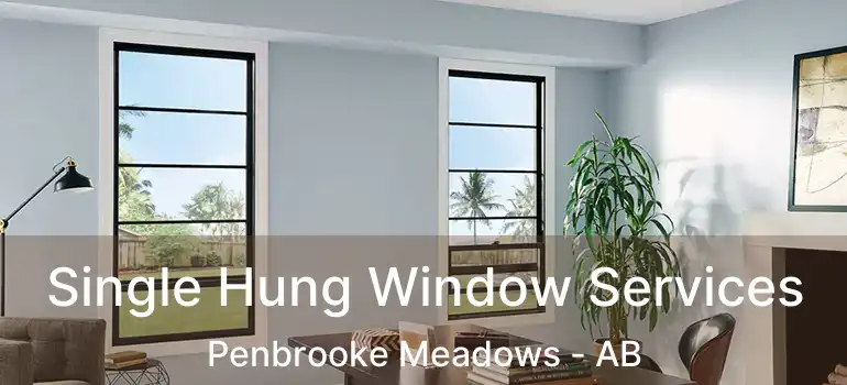  Single Hung Window Services Penbrooke Meadows - AB