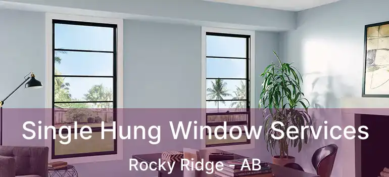  Single Hung Window Services Rocky Ridge - AB