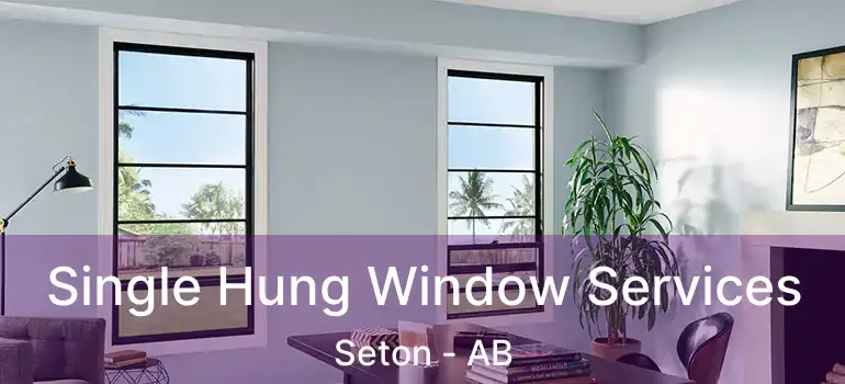  Single Hung Window Services Seton - AB