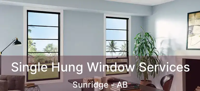  Single Hung Window Services Sunridge - AB