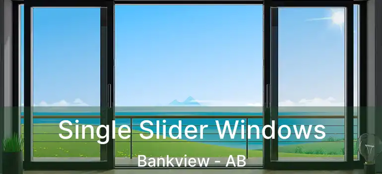  Single Slider Windows Bankview - AB