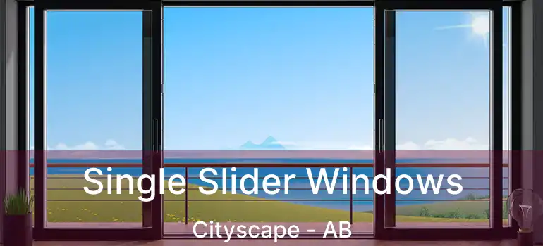  Single Slider Windows Cityscape - AB