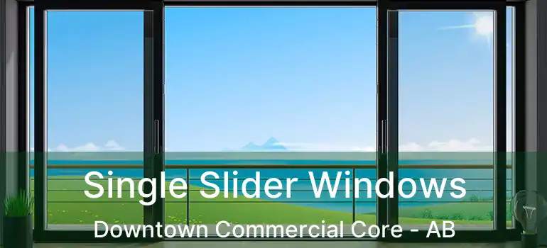  Single Slider Windows Downtown Commercial Core - AB