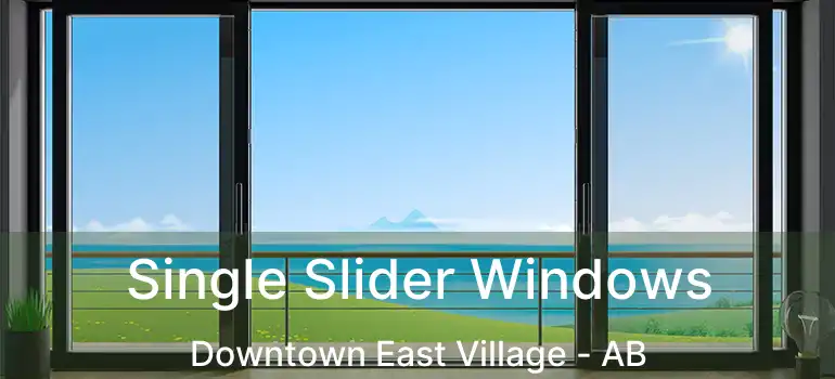  Single Slider Windows Downtown East Village - AB