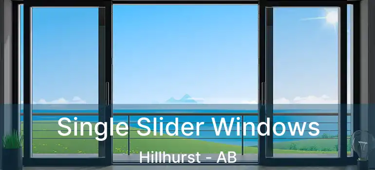  Single Slider Windows Hillhurst - AB