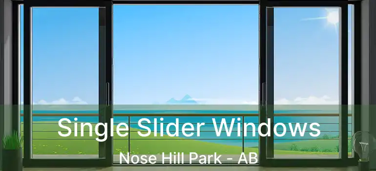  Single Slider Windows Nose Hill Park - AB