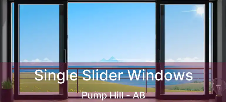  Single Slider Windows Pump Hill - AB